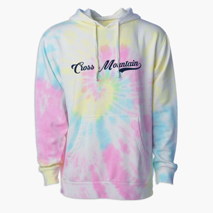 Cross Mountain Texas Vintage Team Premium Tie-Dye Hoodie