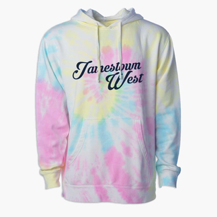 Jamestown West New York Vintage Team Premium Tie-Dye Hoodie