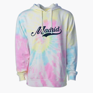 Madrid New York Vintage Team Premium Tie-Dye Hoodie