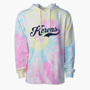 Kerens Texas Vintage Team Premium Tie-Dye Hoodie