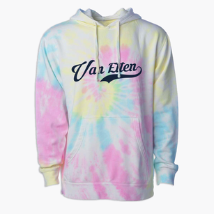 Van Etten New York Vintage Team Premium Tie-Dye Hoodie