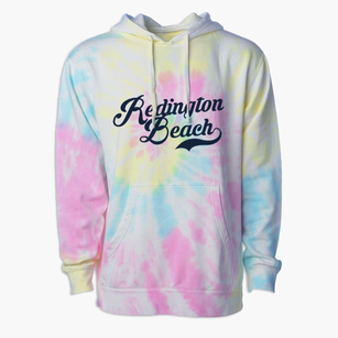 Redington Beach Florida Vintage Team Premium Tie-Dye Hoodie