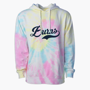 Burns Tennessee Vintage Team Premium Tie-Dye Hoodie