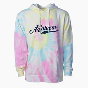 Malvern Ohio Vintage Team Premium Tie-Dye Hoodie
