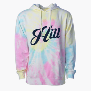 Hill New Hampshire Vintage Team Premium Tie-Dye Hoodie