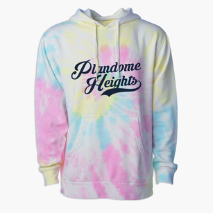Plandome Heights New York Vintage Team Premium Tie-Dye Hoodie