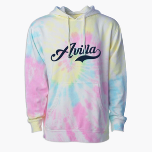Avilla Arkansas Vintage Team Premium Tie-Dye Hoodie
