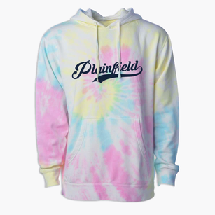 Plainfield New York Vintage Team Premium Tie-Dye Hoodie