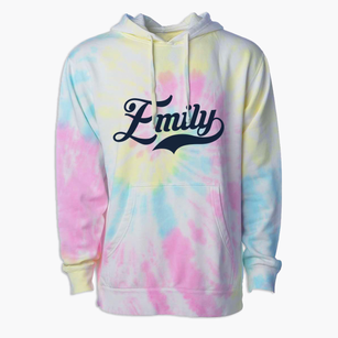 Emily Minnesota Vintage Team Premium Tie-Dye Hoodie
