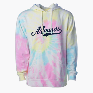 Mounds Illinois Vintage Team Premium Tie-Dye Hoodie