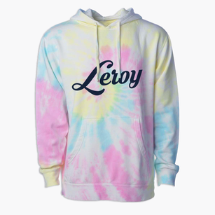 Leroy Alabama Vintage Team Premium Tie-Dye Hoodie