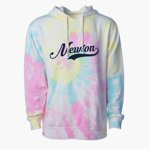 Newton Kansas Vintage Team Premium Tie-Dye Hoodie