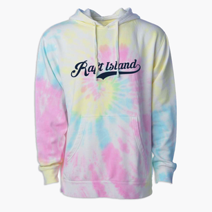 Raft Island Washington Vintage Team Premium Tie-Dye Hoodie