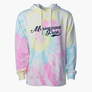 Massapequa Park New York Vintage Team Premium Tie-Dye Hoodie