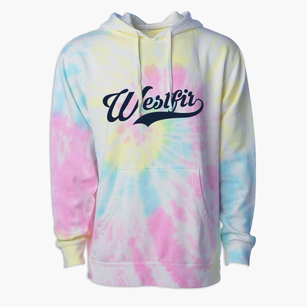 Westfir Oregon Vintage Team Premium Tie-Dye Hoodie
