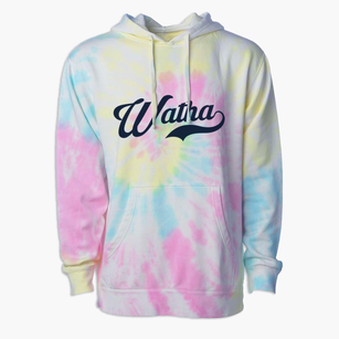 Watha North Carolina Vintage Team Premium Tie-Dye Hoodie