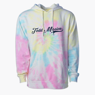 Todd Mission Texas Vintage Team Premium Tie-Dye Hoodie