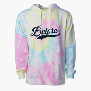 Belpre Kansas Vintage Team Premium Tie-Dye Hoodie