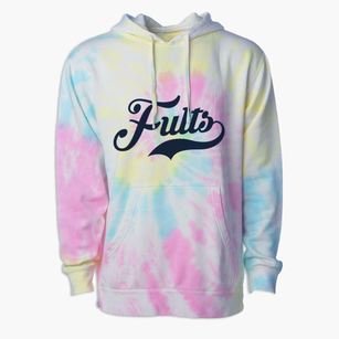 Fults Illinois Vintage Team Premium Tie-Dye Hoodie