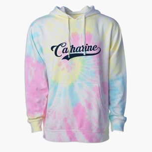 Catharine Kansas Vintage Team Premium Tie-Dye Hoodie