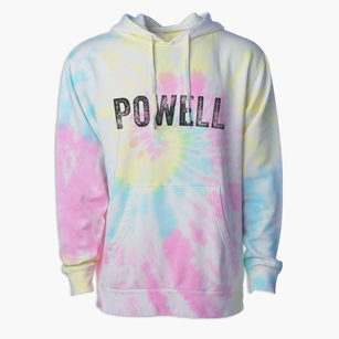 Powell Wyoming Timeless Retro Premium Tie-Dye Hoodie