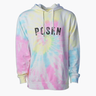 Posen Illinois Timeless Retro Premium Tie-Dye Hoodie