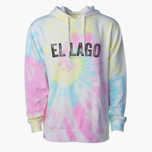 El Lago Texas Timeless Retro Premium Tie-Dye Hoodie