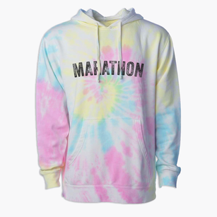 Marathon New York Timeless Retro Premium Tie-Dye Hoodie