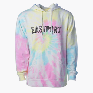 Eastport Maine Timeless Retro Premium Tie-Dye Hoodie