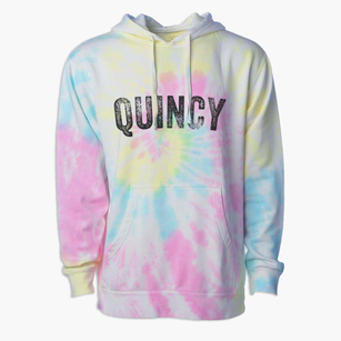 Quincy Wisconsin Timeless Retro Premium Tie-Dye Hoodie