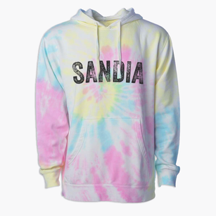 Sandia Texas Timeless Retro Premium Tie-Dye Hoodie