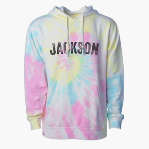 Jackson New Hampshire Timeless Retro Premium Tie-Dye Hoodie