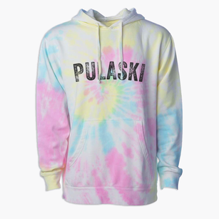 Pulaski Georgia Timeless Retro Premium Tie-Dye Hoodie
