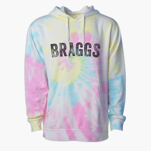 Braggs Oklahoma Timeless Retro Premium Tie-Dye Hoodie