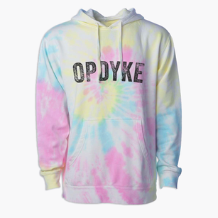 Opdyke Illinois Timeless Retro Premium Tie-Dye Hoodie