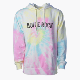 Guide Rock Nebraska Timeless Retro Premium Tie-Dye Hoodie