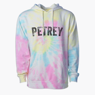 Petrey Alabama Timeless Retro Premium Tie-Dye Hoodie