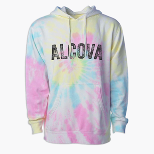 Alcova Wyoming Timeless Retro Premium Tie-Dye Hoodie