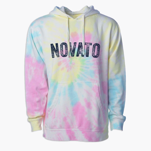 Novato California Timeless Retro Premium Tie-Dye Hoodie