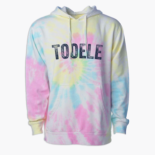 Tooele Utah Timeless Retro Premium Tie-Dye Hoodie