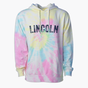 Lincoln New Hampshire Timeless Retro Premium Tie-Dye Hoodie