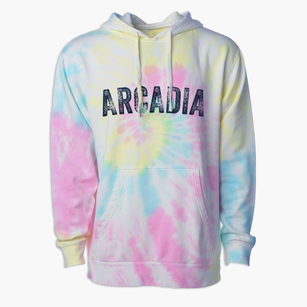 Arcadia Ohio Timeless Retro Premium Tie-Dye Hoodie