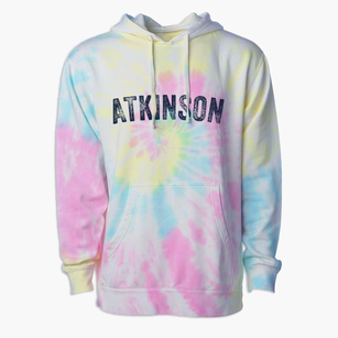 Atkinson Maine Timeless Retro Premium Tie-Dye Hoodie