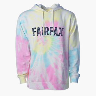 Fairfax California Timeless Retro Premium Tie-Dye Hoodie