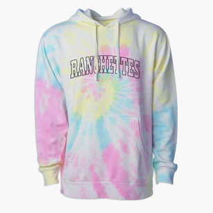 Ranchettes Wyoming Trendy Block Premium Tie-Dye Hoodie