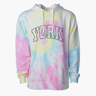York New York Trendy Block Premium Tie-Dye Hoodie
