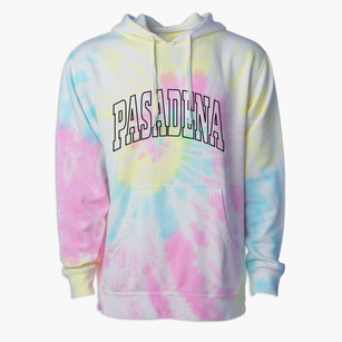 Pasadena Maryland Trendy Block Premium Tie-Dye Hoodie