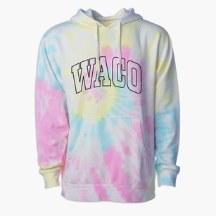 Waco Missouri Trendy Block Premium Tie-Dye Hoodie