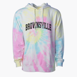 Brownsville Texas Varsity Premium Tie-Dye Hoodie