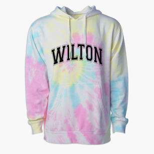 Wilton New Hampshire Varsity Premium Tie-Dye Hoodie
